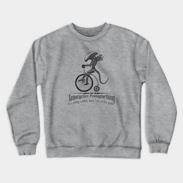 Xenocycles Crewneck Sweatshirt by AmysBirdHouse